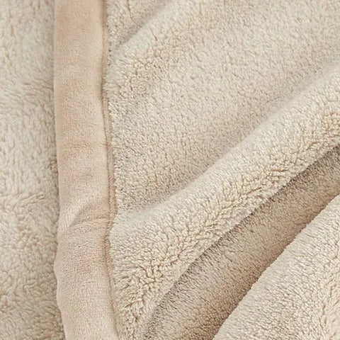 BSB Collection Plush Fleece Blankets Linen - Rifz Textiles Inc