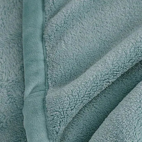 BSB Collection Plush Fleece Blankets Mineral - Rifz Textiles Inc