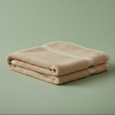 KPS Collection 100% Premium Ring Spun Cotton Beige Hand Towels - Rifz Textiles Inc