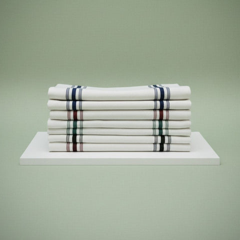 MJS 100% Spun Polyester 2 PLY Table Linens Bistro Napkins - Rifz Textiles Inc