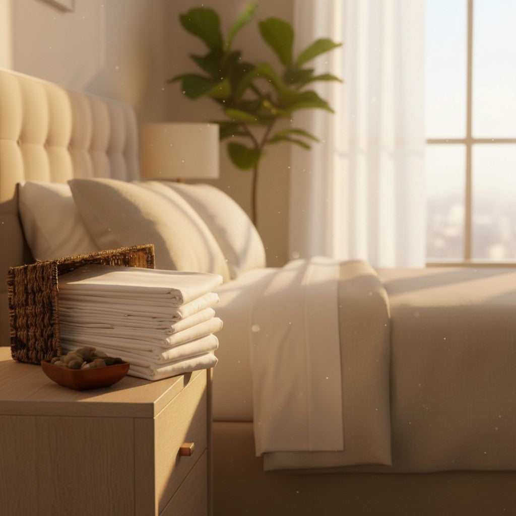 T-180 Blended Elite Collection Blended White Sheets - Rifz Textiles Inc
