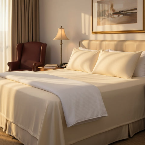 T-200 Blended Collection Sheets Beige Color - Rifz Textiles Inc