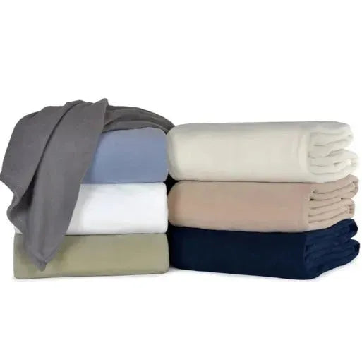 BHM Collection Light Weight Fleece Blankets 2 PK - Rifz Textiles Inc