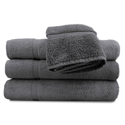 GOI Collection Towels Charcoal | Rifz Textiles Inc.