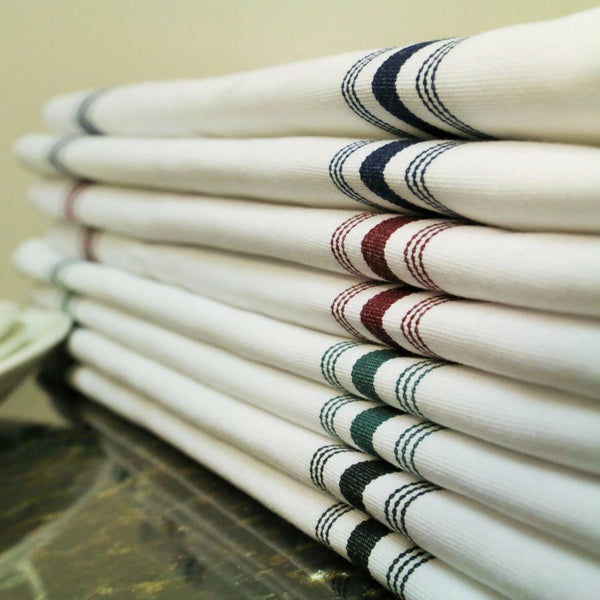MJS 100% Spun Polyester 2 PLY Table Linens Napkins 12 PK - Rifz Textiles Inc