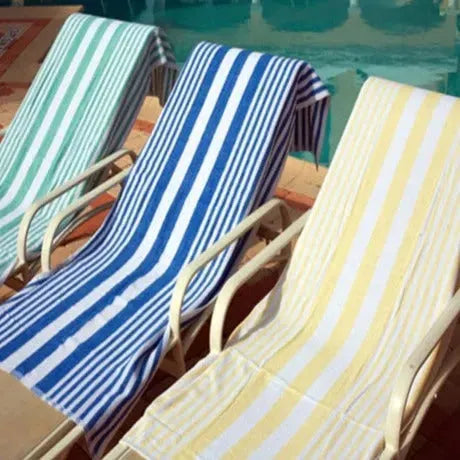 GOT Collection Tropical Stripe Pool Towels 6 PK - Rifz Textiles Inc