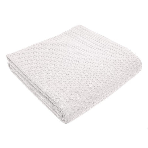 Honeycomb Weave Blanket White | Rifz Textiles Inc.
