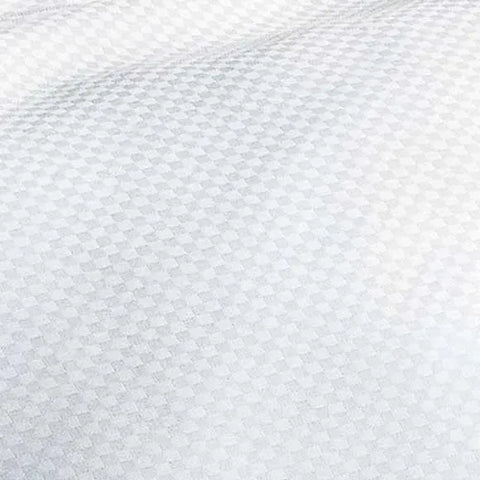 T-300 Micro check Collection White Blended Sheetings - Rifz Textiles Inc