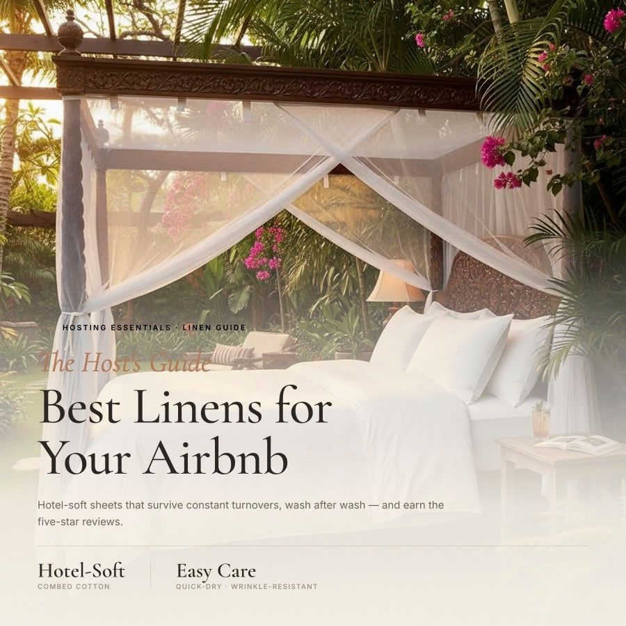 Best Linens For Your Airbnb By Rifz Textiles