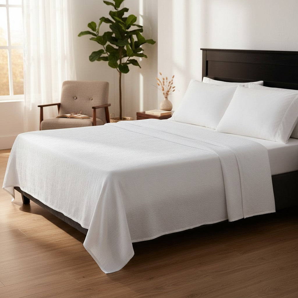 BRW Collection Puff Jacquard Top Sheets - Rifz Textiles Inc