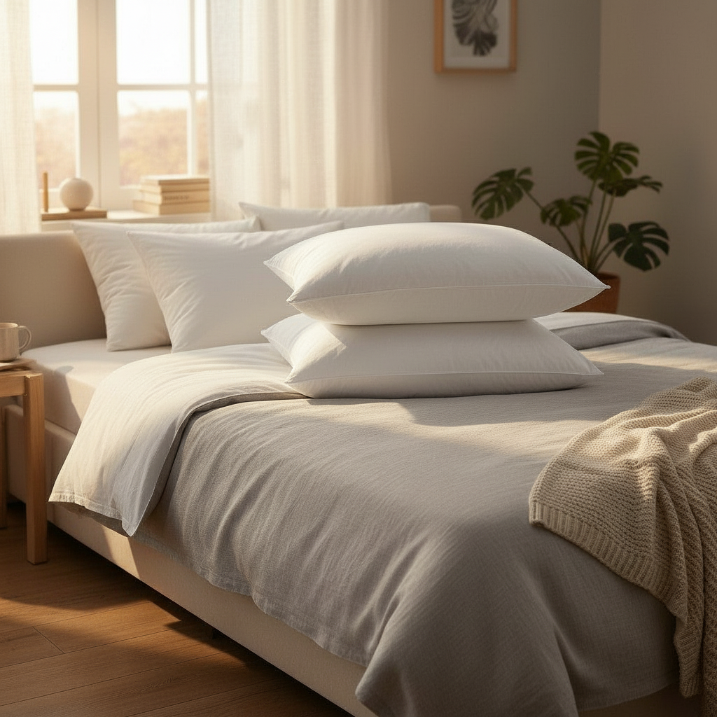 Economical Hotel Pillows - Rifz Textiles Inc