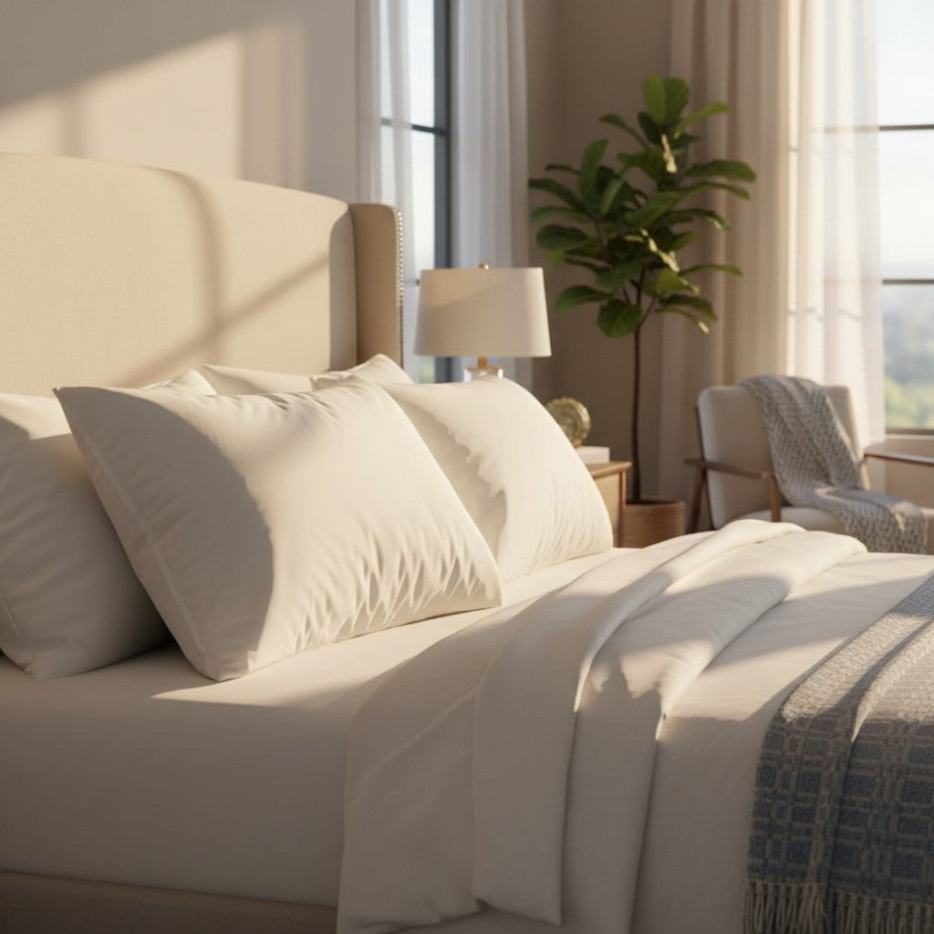 Economical Hotel Pillows - Rifz Textiles Inc