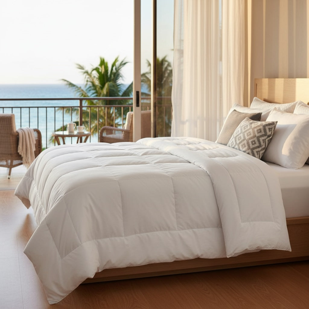 GLC Collection Light Weight Duvet Inserts Baffle Box Design - Rifz Textiles Inc