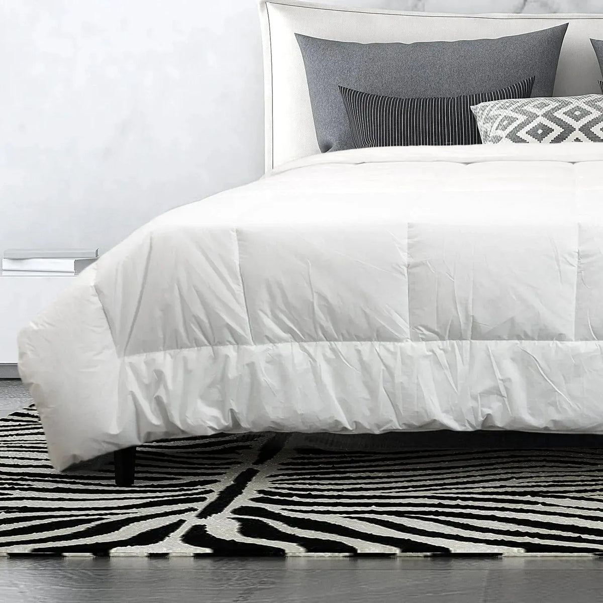 GLC Collection Light Weight Duvet Inserts Baffle Box Design - Rifz Textiles Inc
