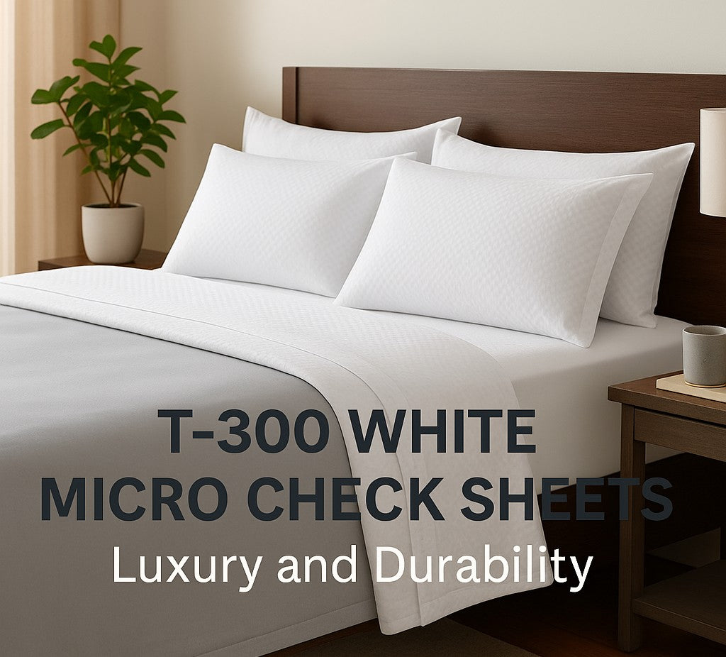 The Practical Guide to T-300 White Micro Check Sheetings By Rifz Textiles
