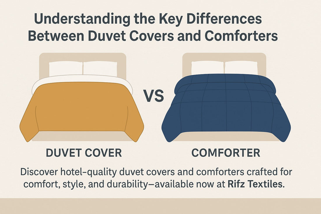 Comparing Duvet Covers and Comforters for Your Bedding Needs By Rifz Textiles