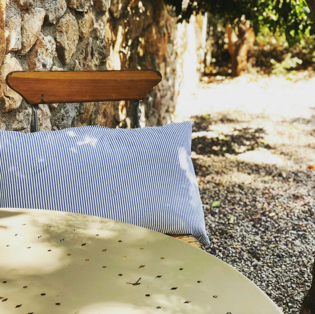 blue pillow