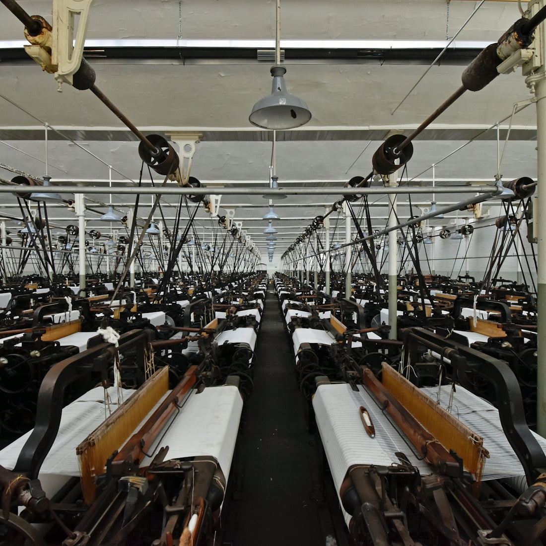 a room full of machinery
