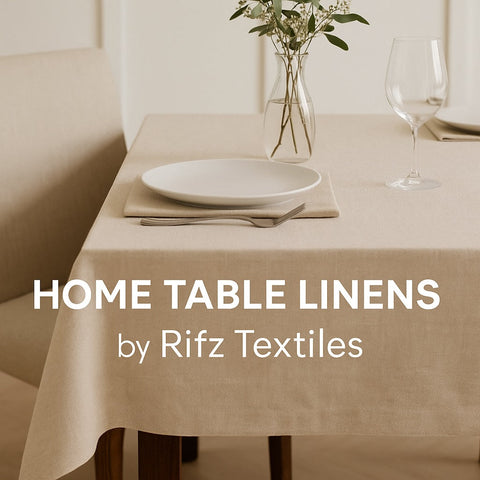 Home Table Linens/Covers by Rifz Textiles