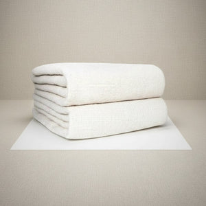 100% Cotton and Cotton Blend Bath Blankets White - Rifz Textiles Inc