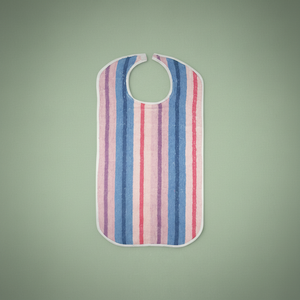 Adult Terry Bibs Multi Stripes - Rifz Textiles Inc