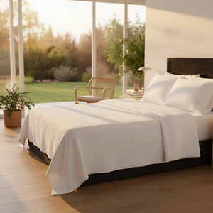 BCS Collection Seersucker Top Sheets  - Rifz Textiles Inc