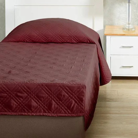 Quilted Healthcare Fitted Coverlets & Bedspreads 2 PK - Rifz Textiles Inc