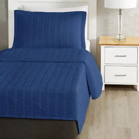 Quilted Healthcare Fitted Coverlets & Bedspreads 2 PK - Rifz Textiles Inc