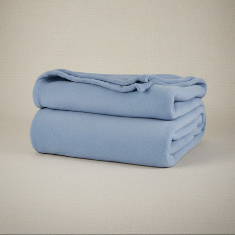 BHM Collection Light Weight Fleece Blankets Periwinkle - Rifz Textiles Inc