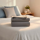 BHM Collection Light Weight Fleece Blankets Smoke - Rifz Textiles Inc