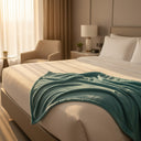 BSB Collection Plush Fleece Blankets Mineral - Rifz Textiles Inc