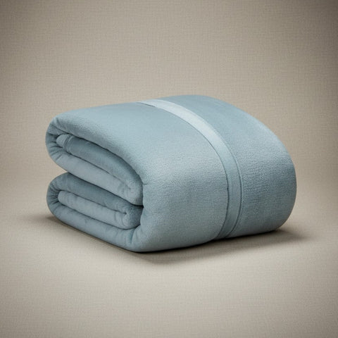 BSB Collection Plush Fleece Blankets Mineral - Rifz Textiles Inc