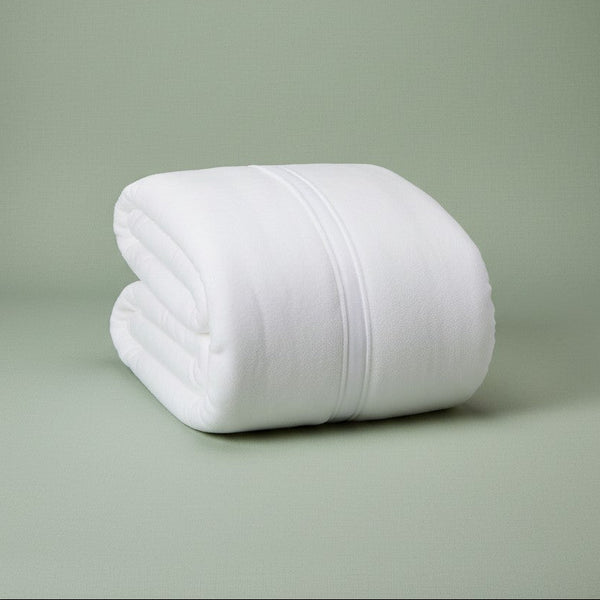 BSB Collection Plush Fleece Blankets White - Rifz Textiles Inc