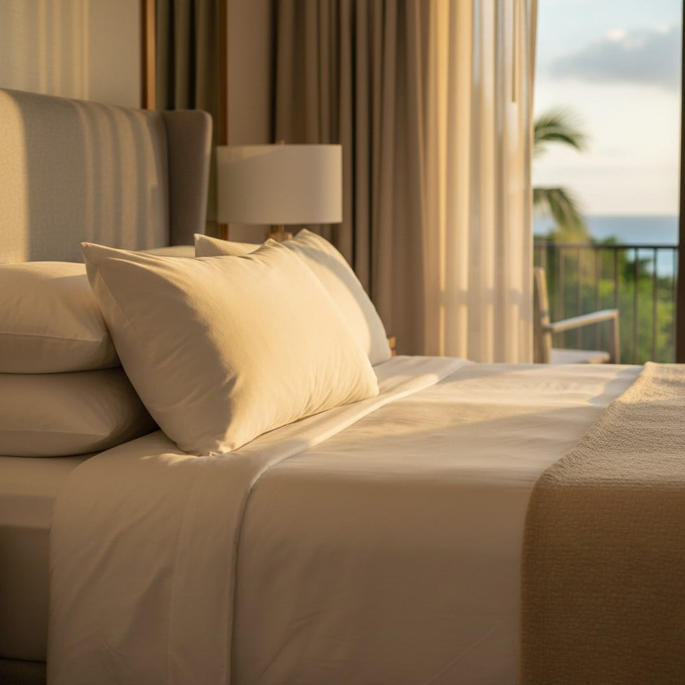 BSC Collection Microfiber Shell Economical Hospitality Pillows - Rifz Textiles Inc