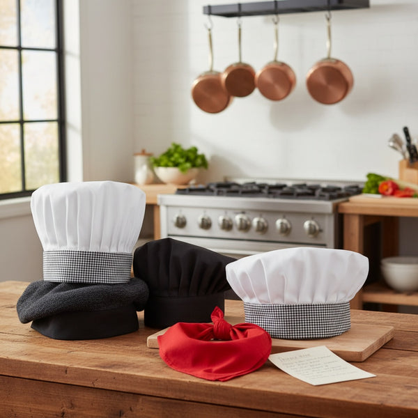Chef Hats, Scull Cap, Beanie & Neckerchief - Rifz Textiles Inc