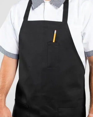 Cotton Blend Classic Twill Bib Aprons 2 PK - Rifz Textiles Inc