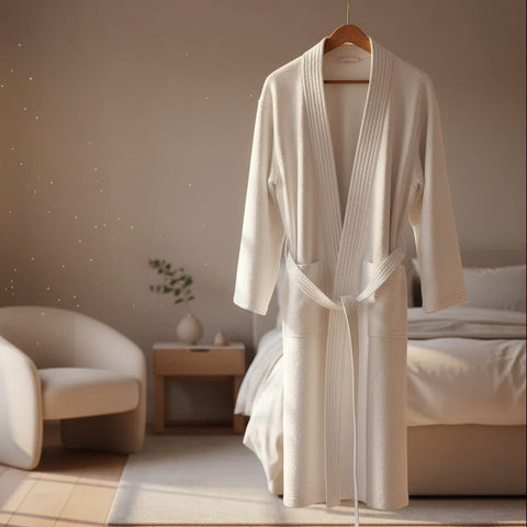 GDS Collection Double Sided Terry Kimono Bath Robe - Rifz Textiles
