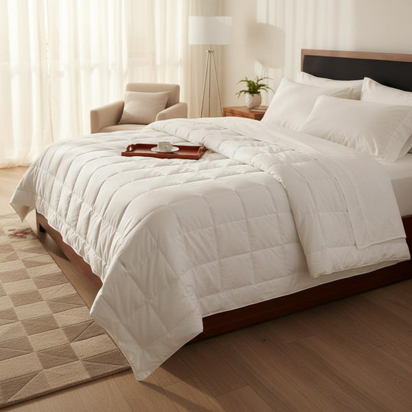 GHC Collection Heavy Weight Duvet Inserts Baffle Box Design - Rifz Textiles Inc