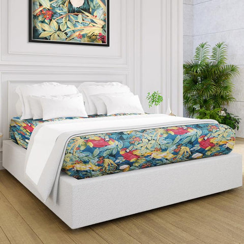 Quilted Tropical Print Bedspread 2 PK - Rifz Textiles Inc