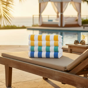 GOC Collection Cabana Pool Towels Cotton Blend - Rifz Textiles Inc