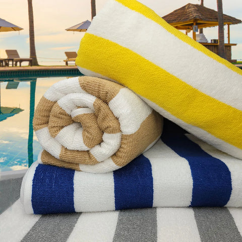 GOC Collection Cabana Pool Towels 6 PK - Rifz Textiles Inc