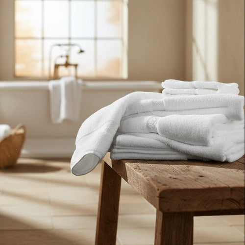 GOGD Collection Blended Towels with Dobby Border - Rifz Textiles Inc