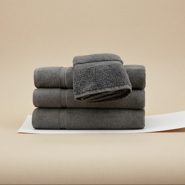 GOI Collection Towels Charcoal - Rifz Textiles Inc
