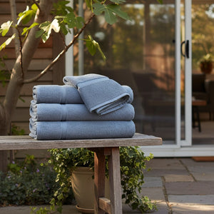 GOI Collection Towels Colonial Blue - Rifz Textiles Inc