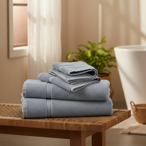 GOI Collection Towels Blue Mist - Rifz Textiles Inc