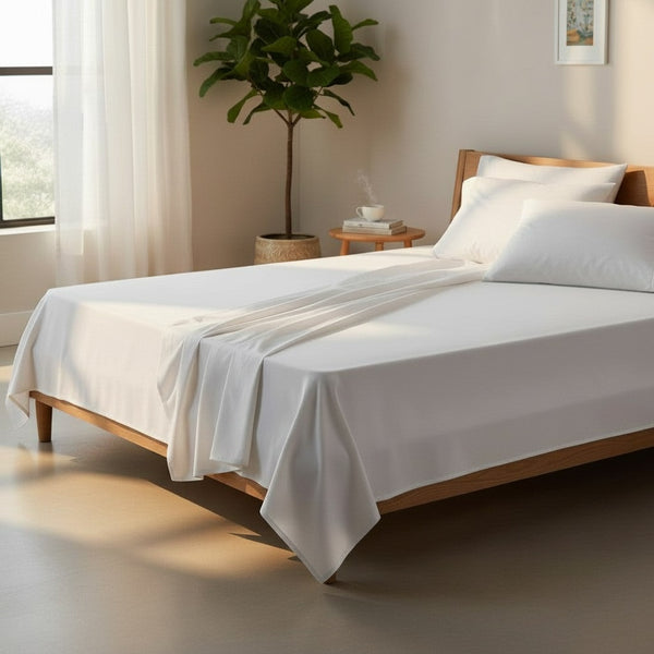 GOM Collection Micro Polyester Sheets 95 GSM Antistatic Flat - Rifz Textiles Inc