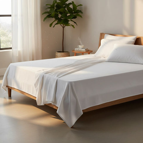 GOM Collection Micro Polyester Sheets 95 GSM Antistatic Flat - Rifz Textiles Inc