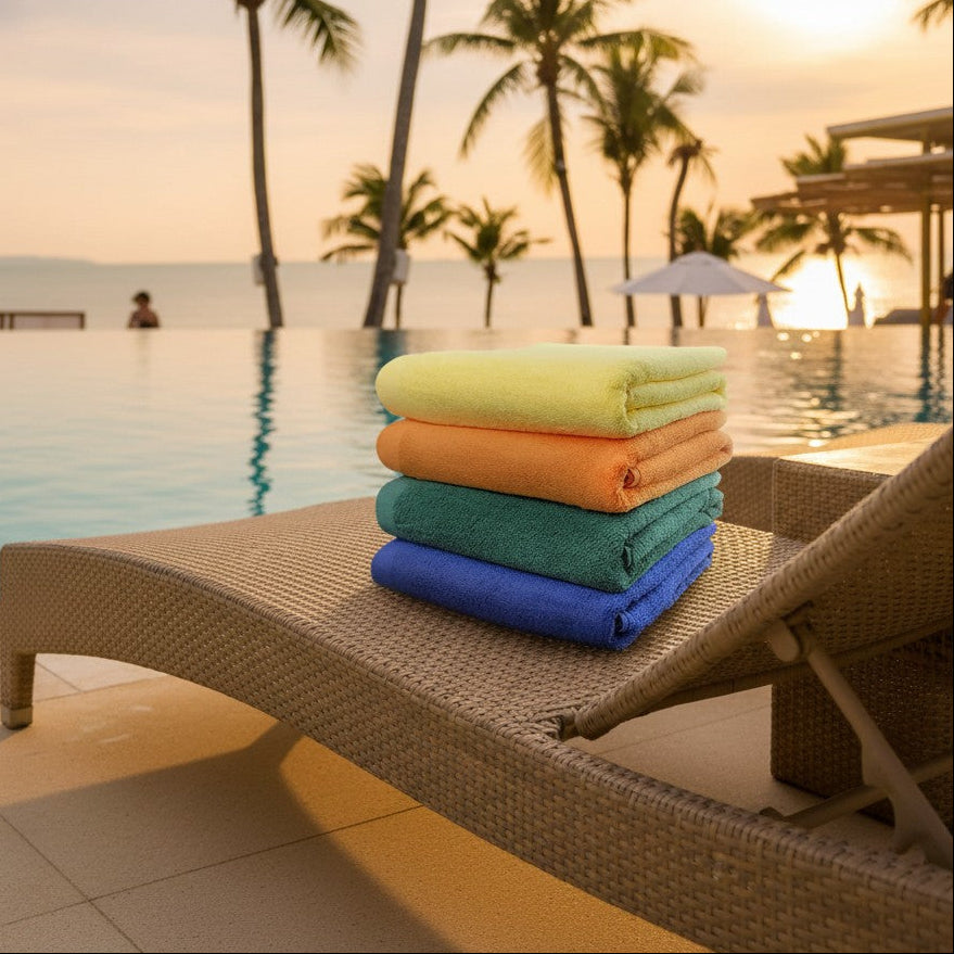 Bulk Pool Towels | Hotel & Resort Wholesale | Rifz Textiles