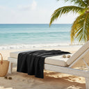 GOP Collection Pool Towels Black - Rifz Textiles Inc