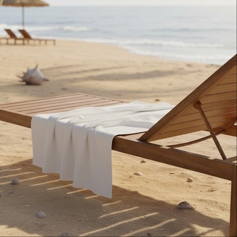 GOP Collection Pool Towels White - Rifz Textiles Inc